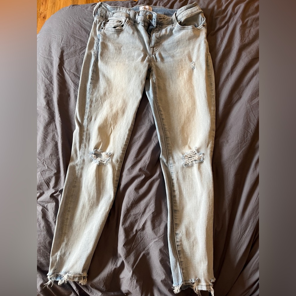 Pistola Light Wash Distressed Jeans